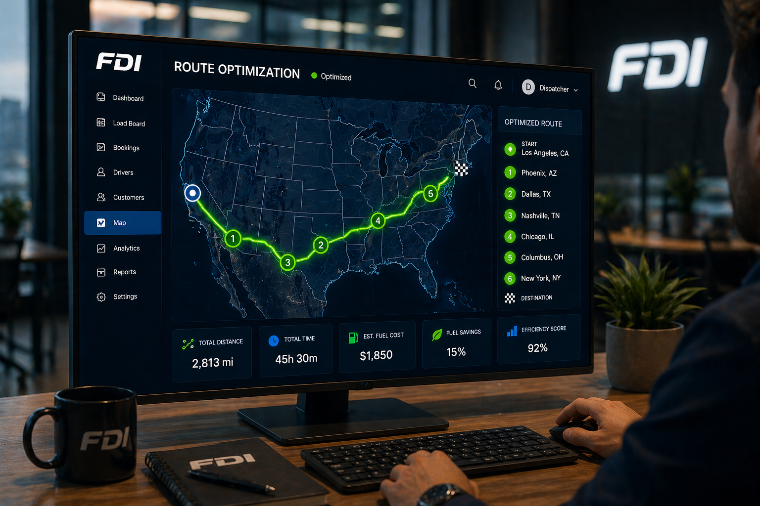Route Optimization Image